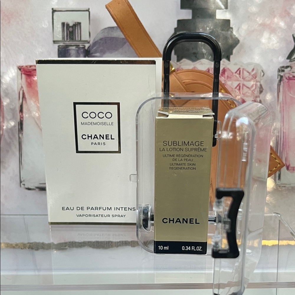🛬CHANEL Sublimage La Lotion Suprême 10ml.w/ Coco Mademoiselle sample   NWT🛩️✨🧳